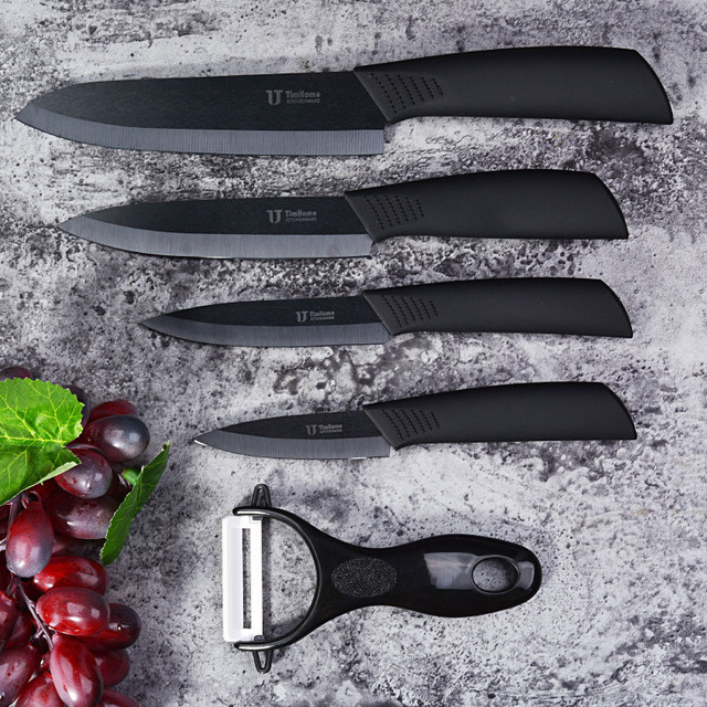 Manufacturer Wholesale Ceramic Knife Suit Kitchen Knife Fruit Knife Peeler  Black Blade Ceramic Knife Suit Kitchen Knife Set - Knife Sets - AliExpress